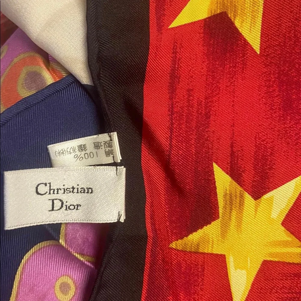 Stunning Christian Dior Vintage scarf‎ silk